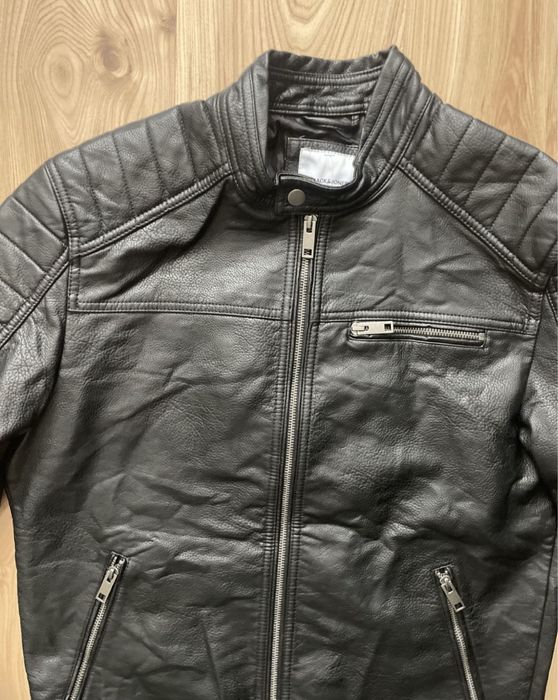 JACK & JONES / мъжко кожено яке L