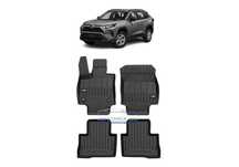 Гумени стелки за Toyota RAV 4 след 2019 г.,  ProLine 3D