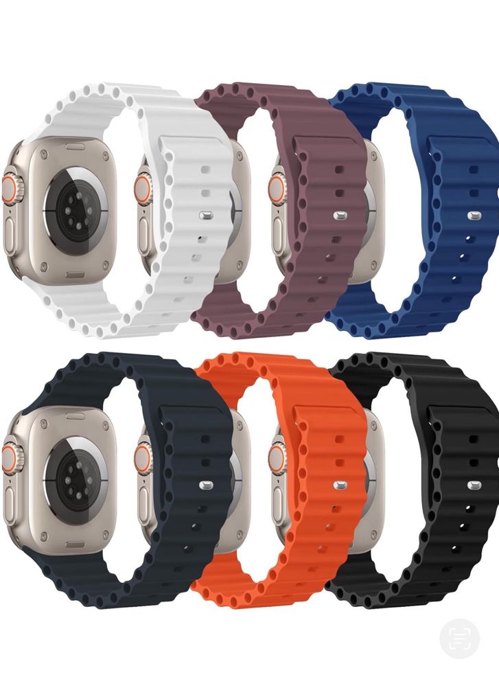 Curea Ceas Apple Watch Husa Folie Silicon Gauri Laterale Compatibila