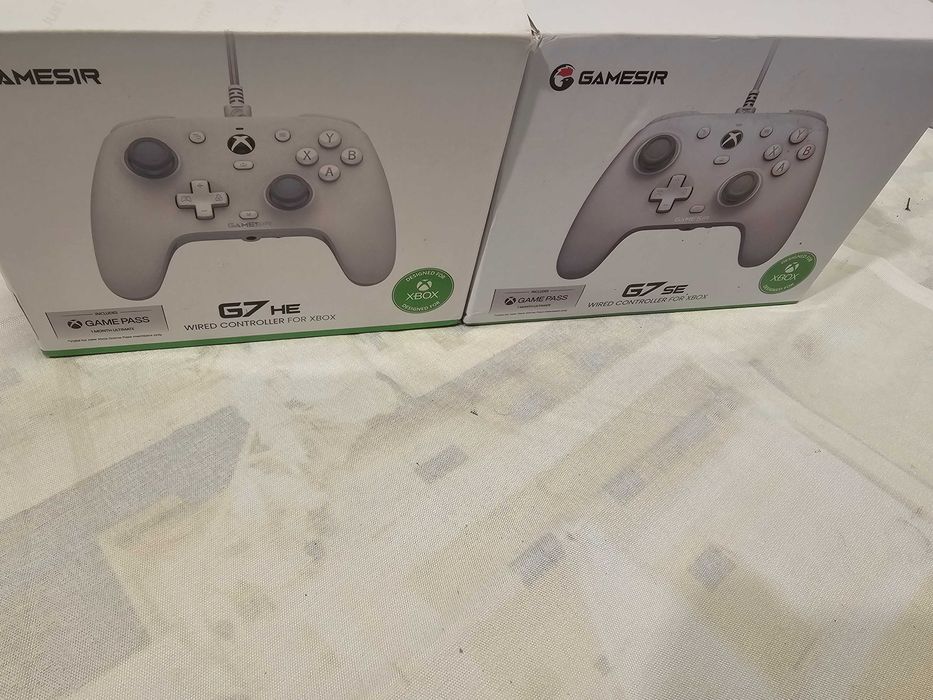 Controller Gamepad Gamesir cu fir pentru Xbox PC G7 SE HE Alb GAMEPASS