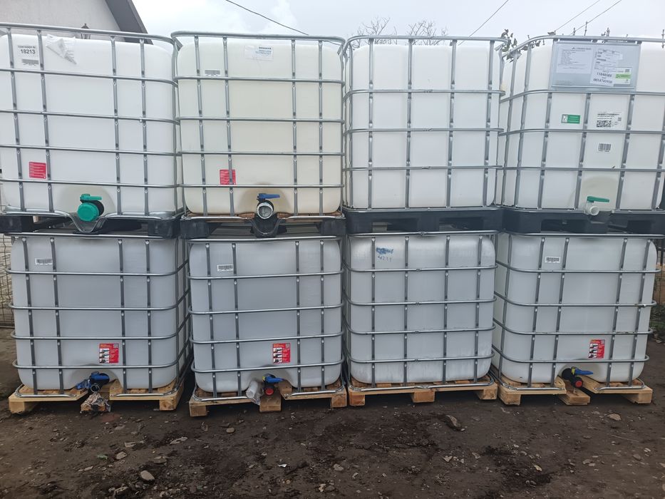 Bazin fibra - 10 mii Litri - Ibc - Cub 1000 litri