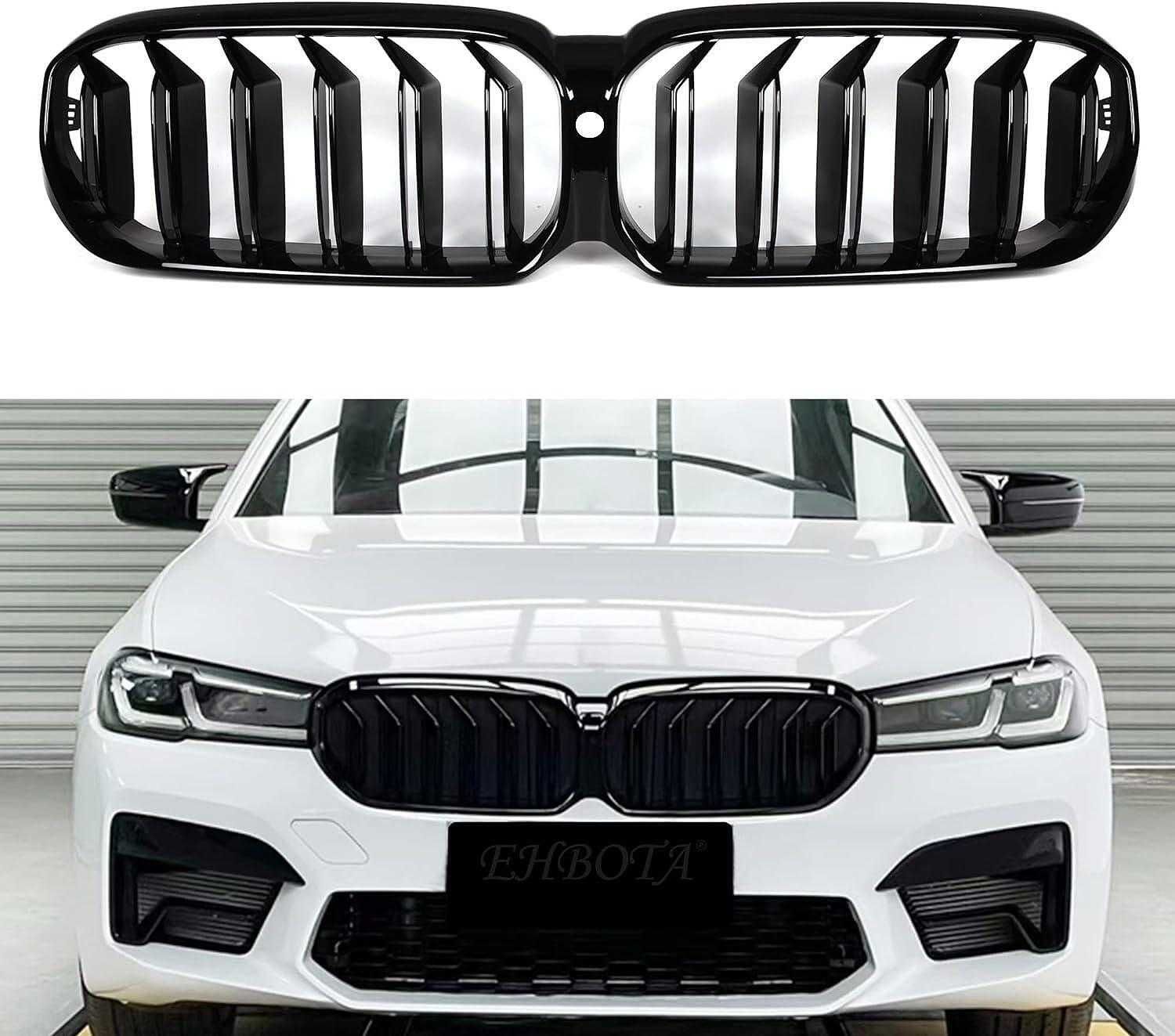 Двойни бъбреци решетки, BMW G30, G31, G38, 2020-2023 г., черен гланц