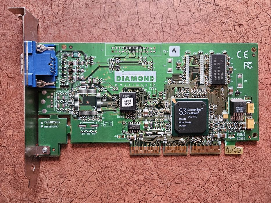 Placa video retro AGP2x Diamond Stealth III S520 8MB
