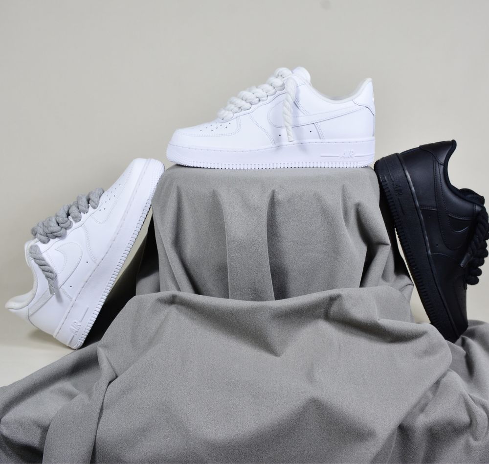 Pantofi Sport Nike Air Force 1 Low Rope Laces 100% originali