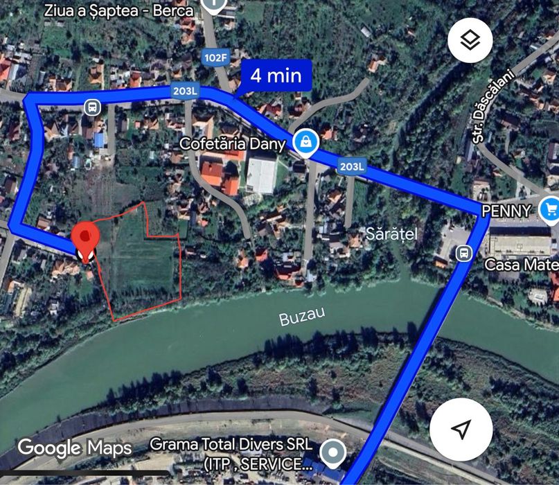 Vand teren intravilan Berca Buzau