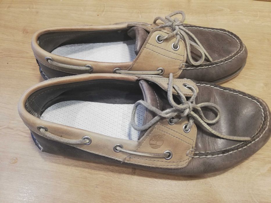 Papuci piele gri Timberland 42