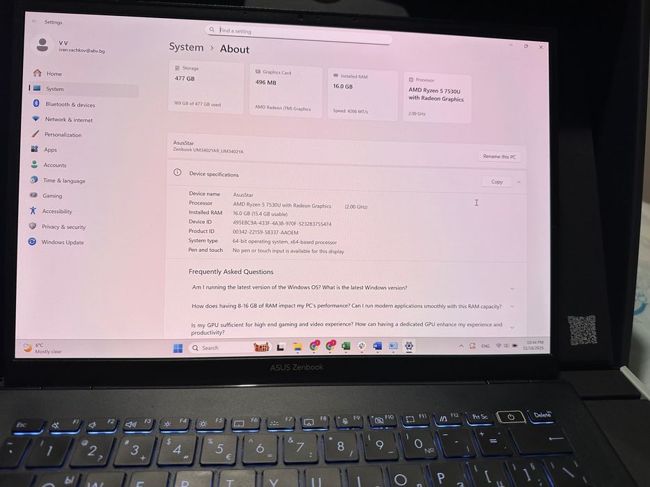 Asus zenbook 14 oled