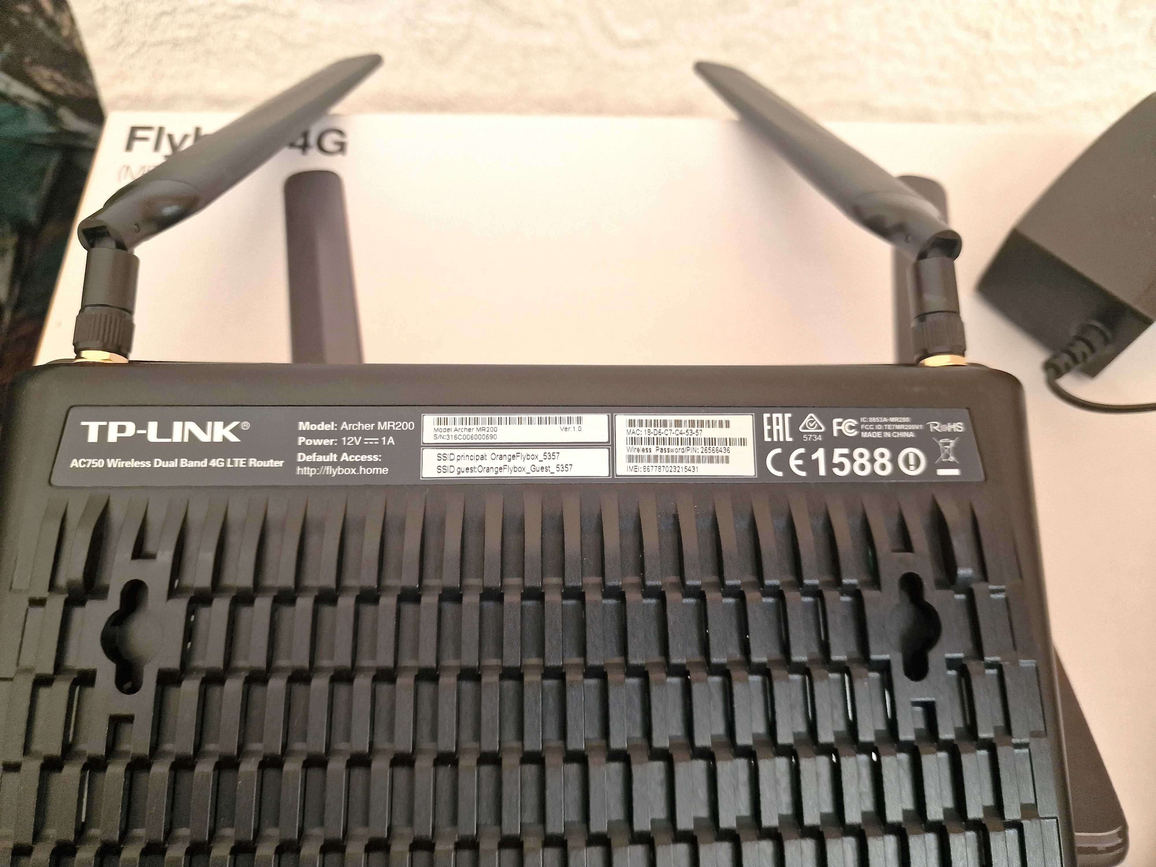 Router Wireless TP-Link Archer MR200 Dual Band AC750, 3G/4G LTE SIM