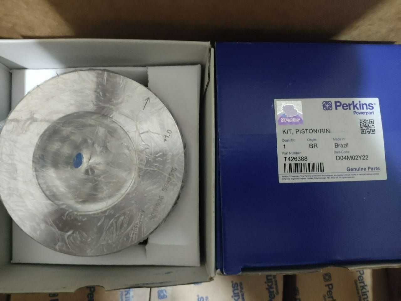 ПОРШЕНЬ В СБОРЕ С КОЛЬЦАМИ PERKINS для 1104C-44T (STD, +0,5mm, +1,0mm)