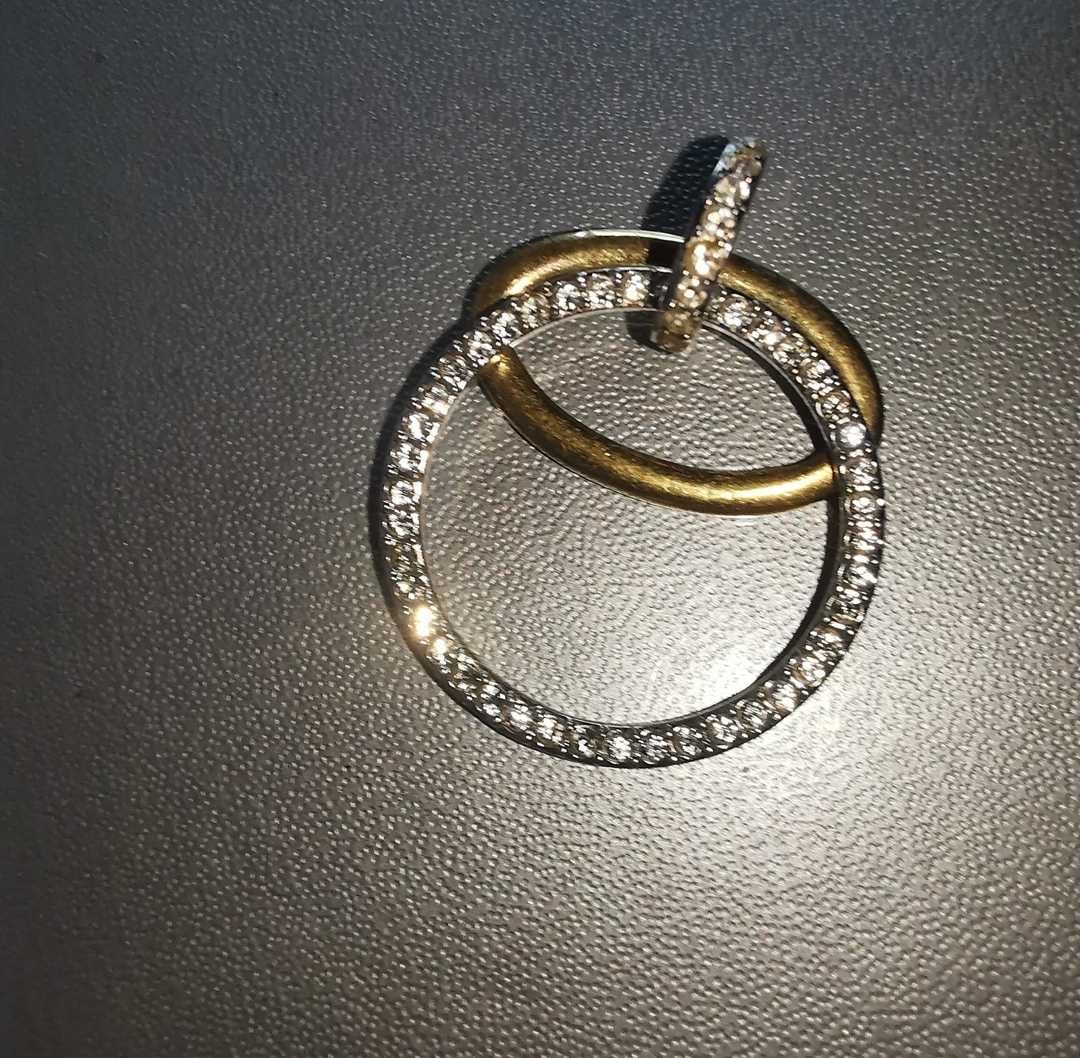 Medalion original Swarovski, argint