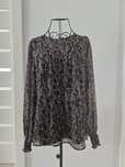 Bluza voal dama multicolora