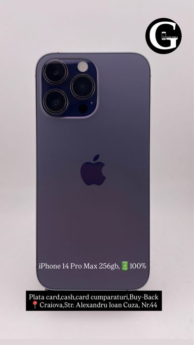 G Store Mobile! OFERTA: iPhone 14 Pro Max 256gb,100% !