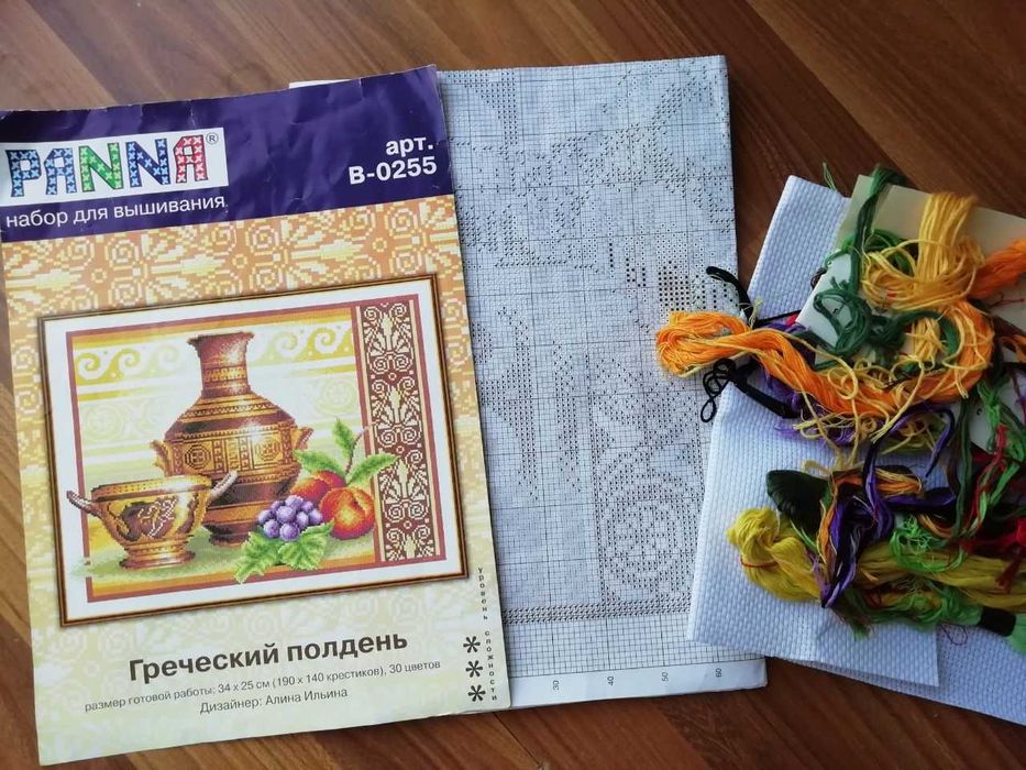 Все для вышивки, канва, журналы, нитки, иглы