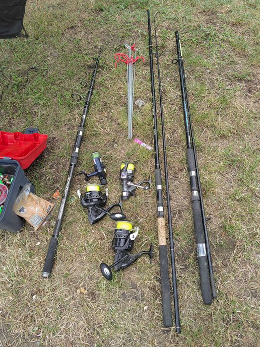 Mulinete, lansete, suporți