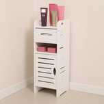 Dulap depozitare pentru baie 30x24x60 cm cu suport hartie igienica