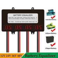 Egalizator baterii 4x12v, 48V, 10A cu afisaj, solare, fotovoltaice, up