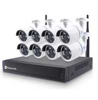Система за наблюдение 8 камери, Full HD, Wi-Fi, 2.0 Mp, NRV