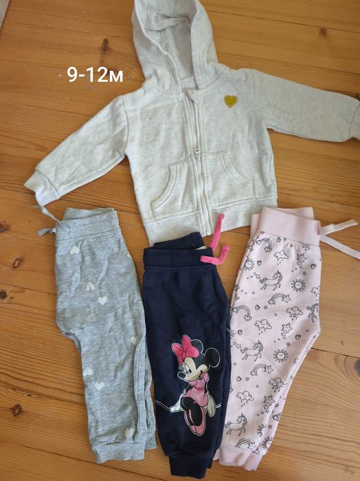 Бебешки дрешки 9-12м,1г момиче