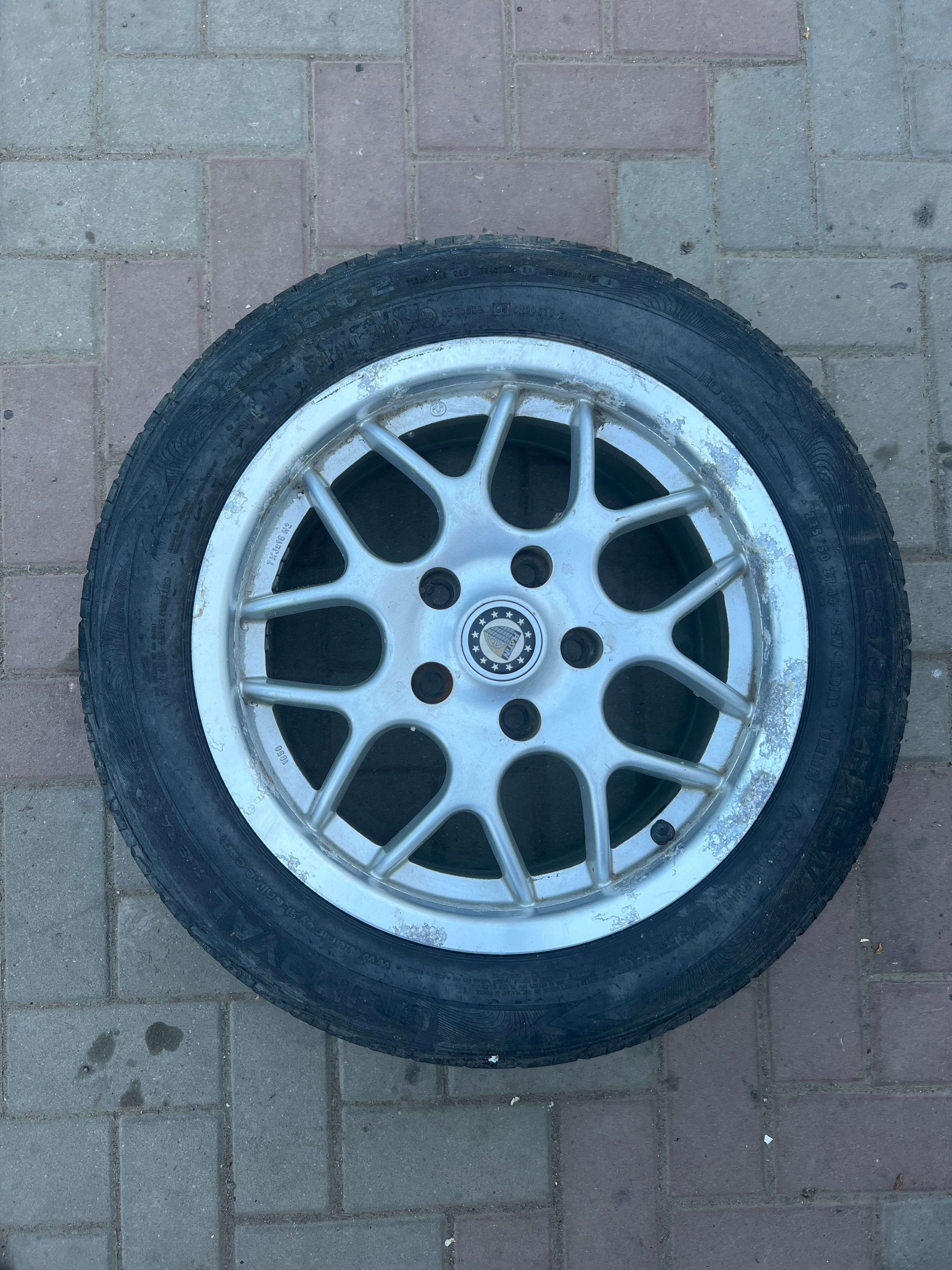 Janta 5x120 si anvelopa 225/50/r16