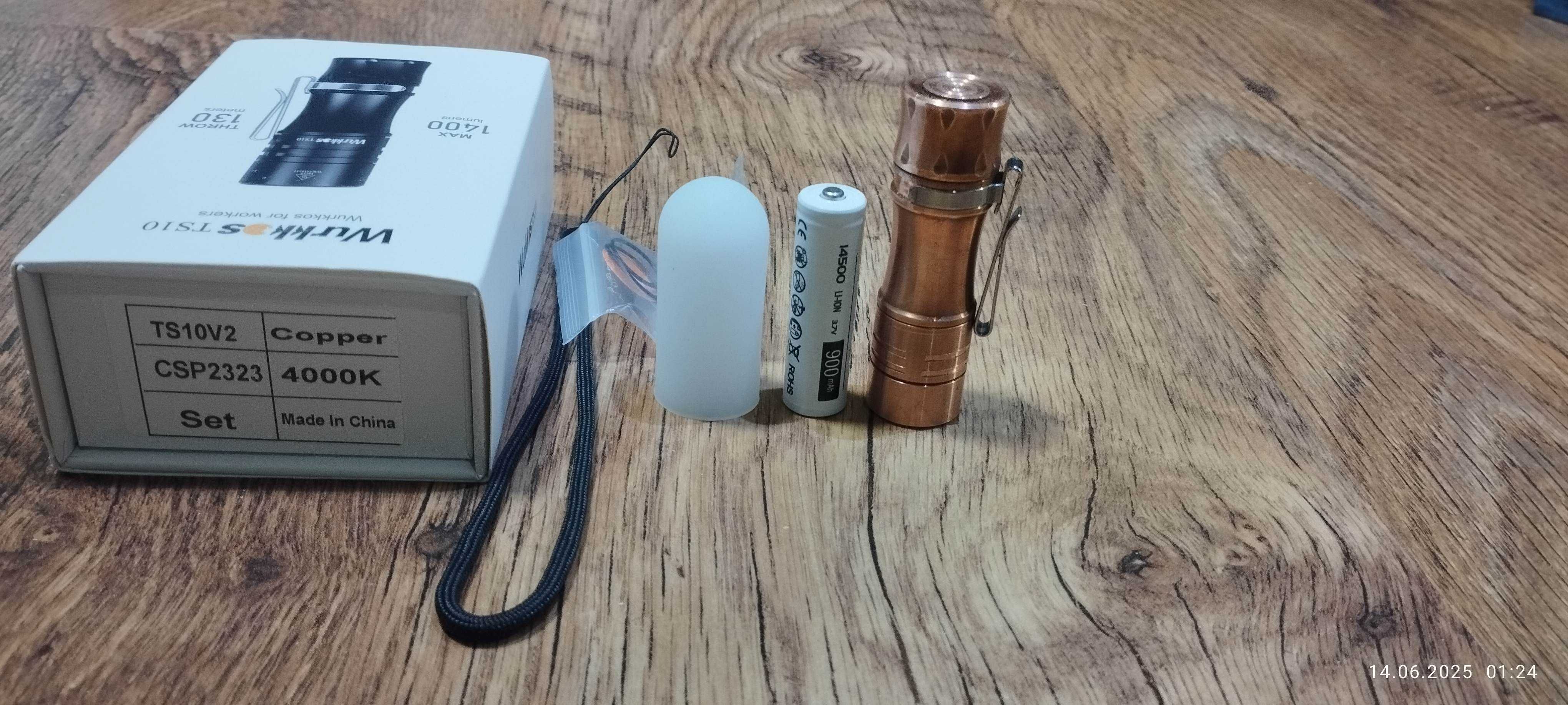 Фенер Wurkkos TS10 V2 Copper 4000k
