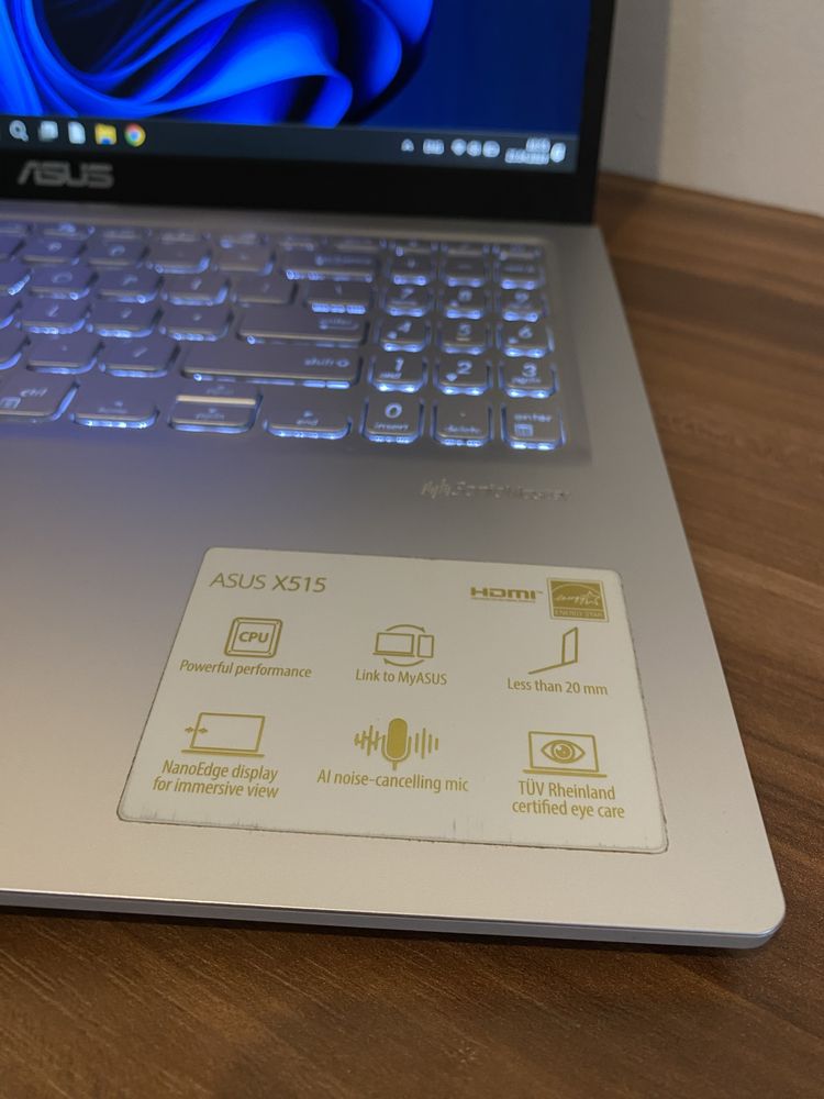 Laptop ASUS X515EA i3, 8GB, 256GB SSD, UHD, Windows 11
