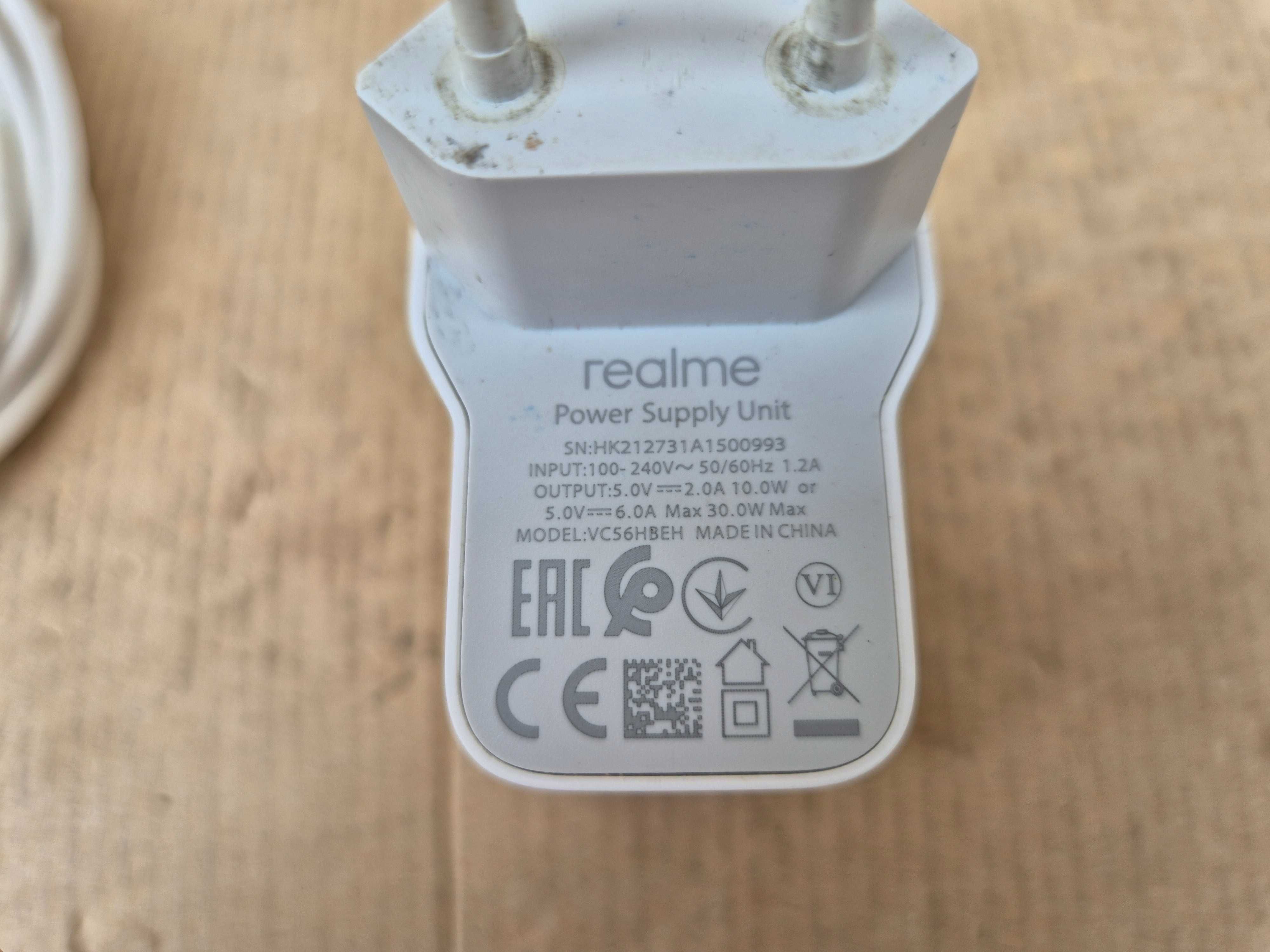 Realme DART Power Supply 30W USB-A зарядно бързо зареждане