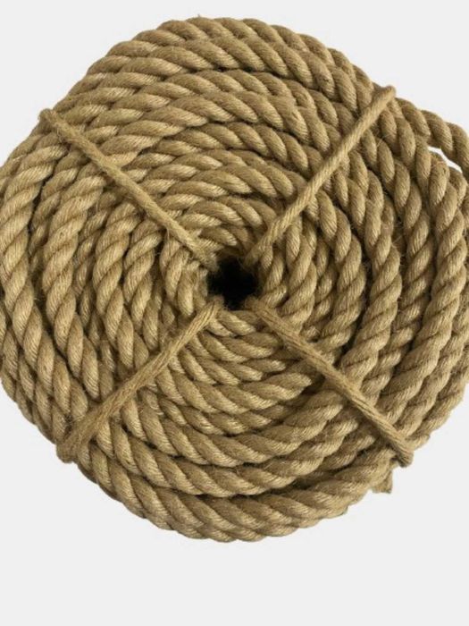 Канат джутовый диаметр 12 мм, бухта 50 метров