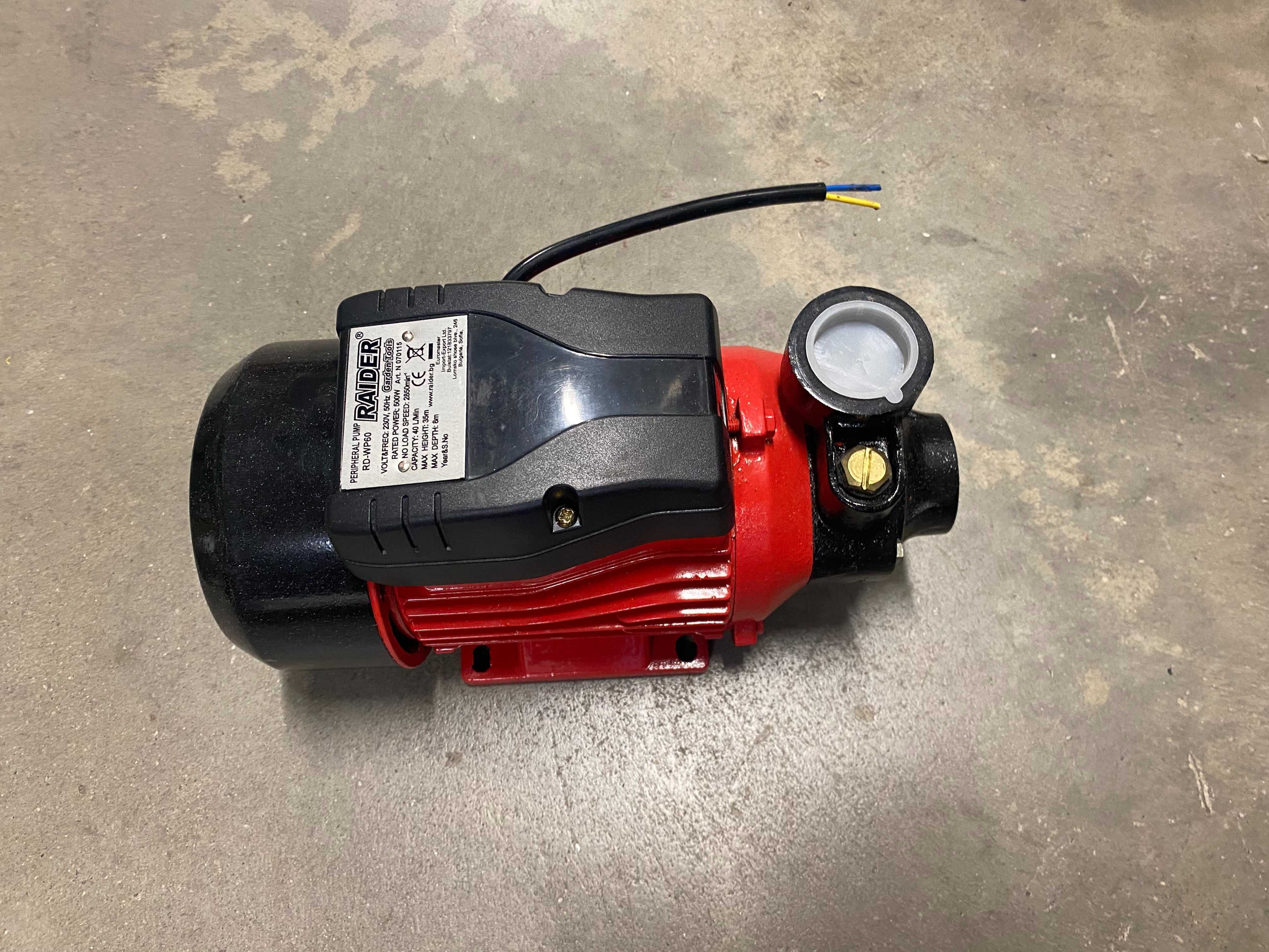 Помпа водна 370W 1" max 35L/min/	Помпа водна 500W 1" max 40L/min