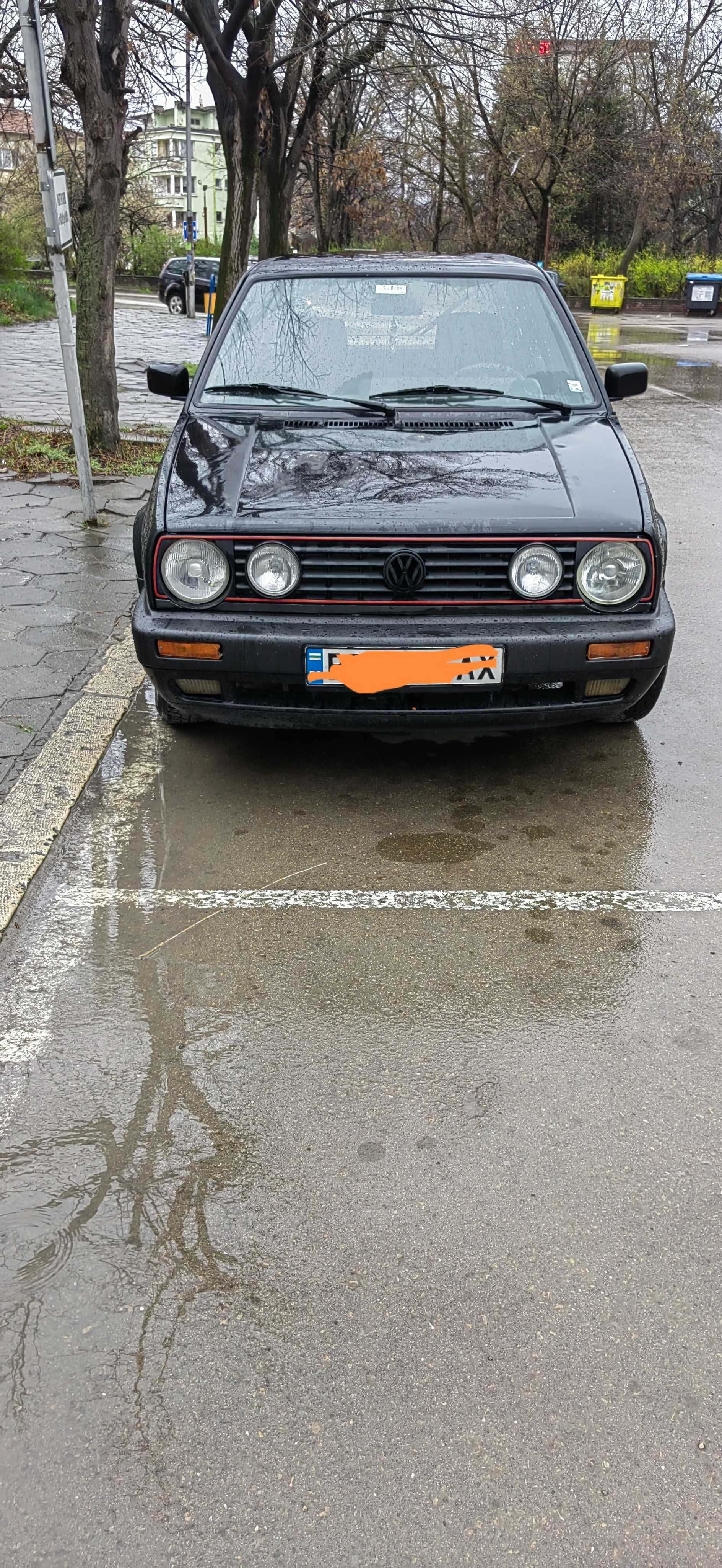 Vw golf 2 92 г 1.6 газ бензин