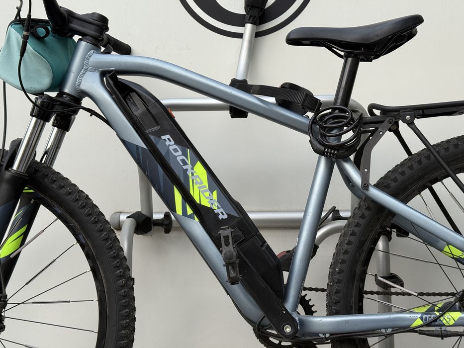 Bicicleta electrica MTB ROCKRIDER, 27,5”, E-ST 100 Albastru, mas S