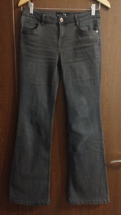 Blugi evazați femei gri mărimea 34 Sinsay