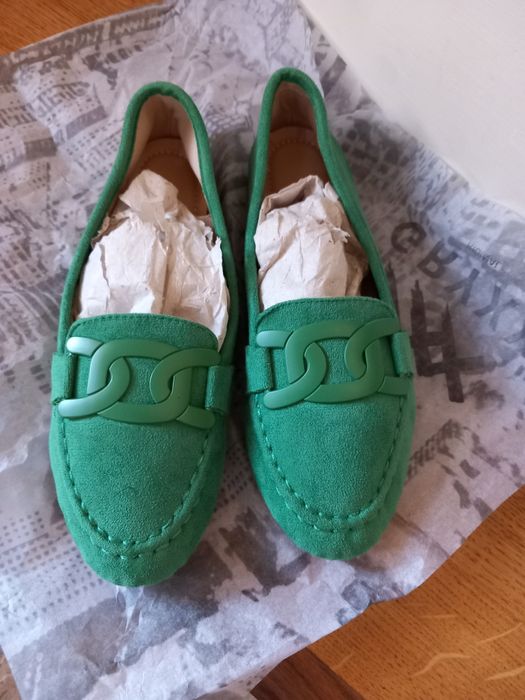 Mocasini din piele