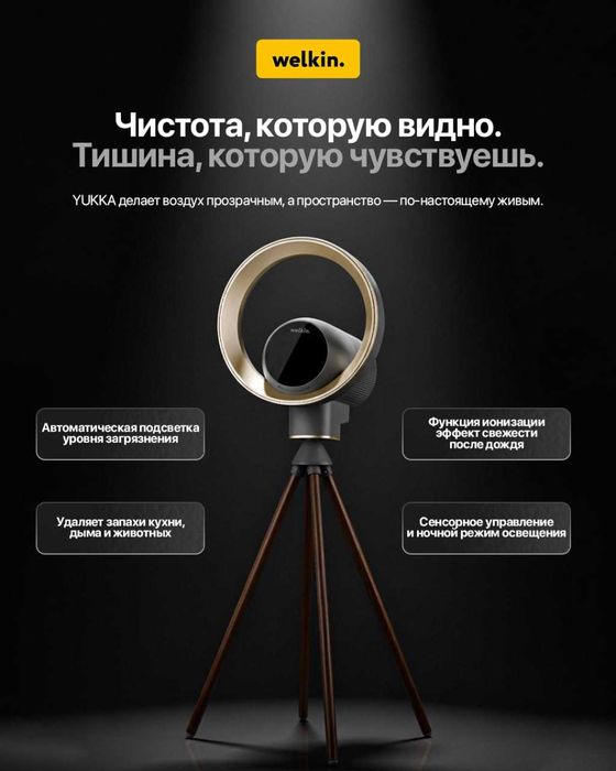 Срочно.!! Лучшая Цена‼️‼️ Очиститель воздуха Welkin YUKKA + вентилятор