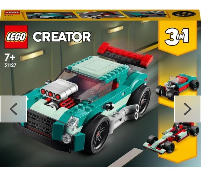 LEGO Creator, 3in1 Masina de curse pe sosea, 31127