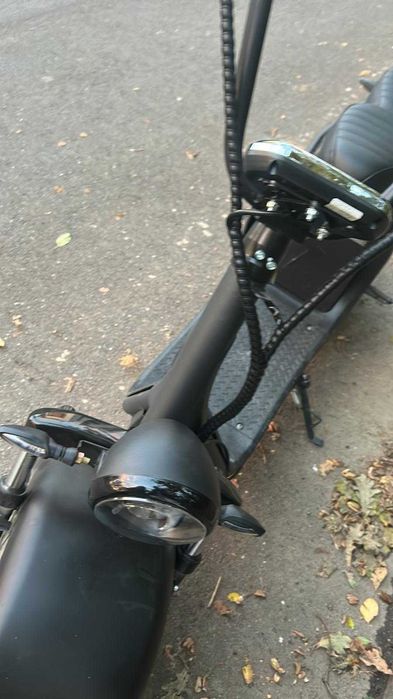 Scuter electric fara permis Harley Cococity negru mat