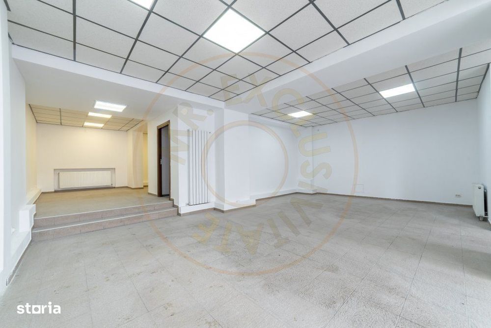 Spatiu ultracentral  de INCHIRIAT - 110 mp utili, VITRINA STRADALA