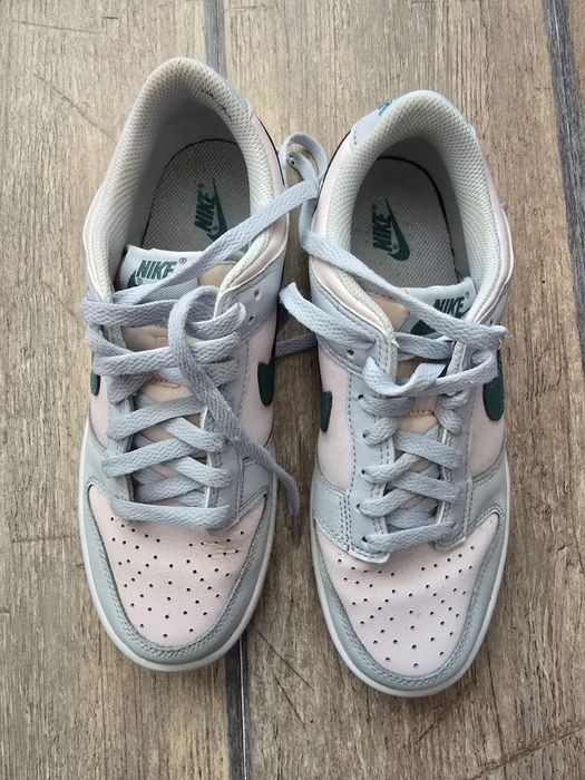 Nike Dunk Low Football Grey Mineral Teal Pearl Pink размер 38.5.