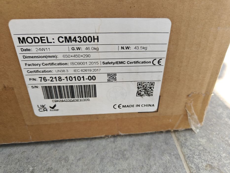 Acumulator panouri solare FoxESS Energy Cube ECS4300H modul master CM