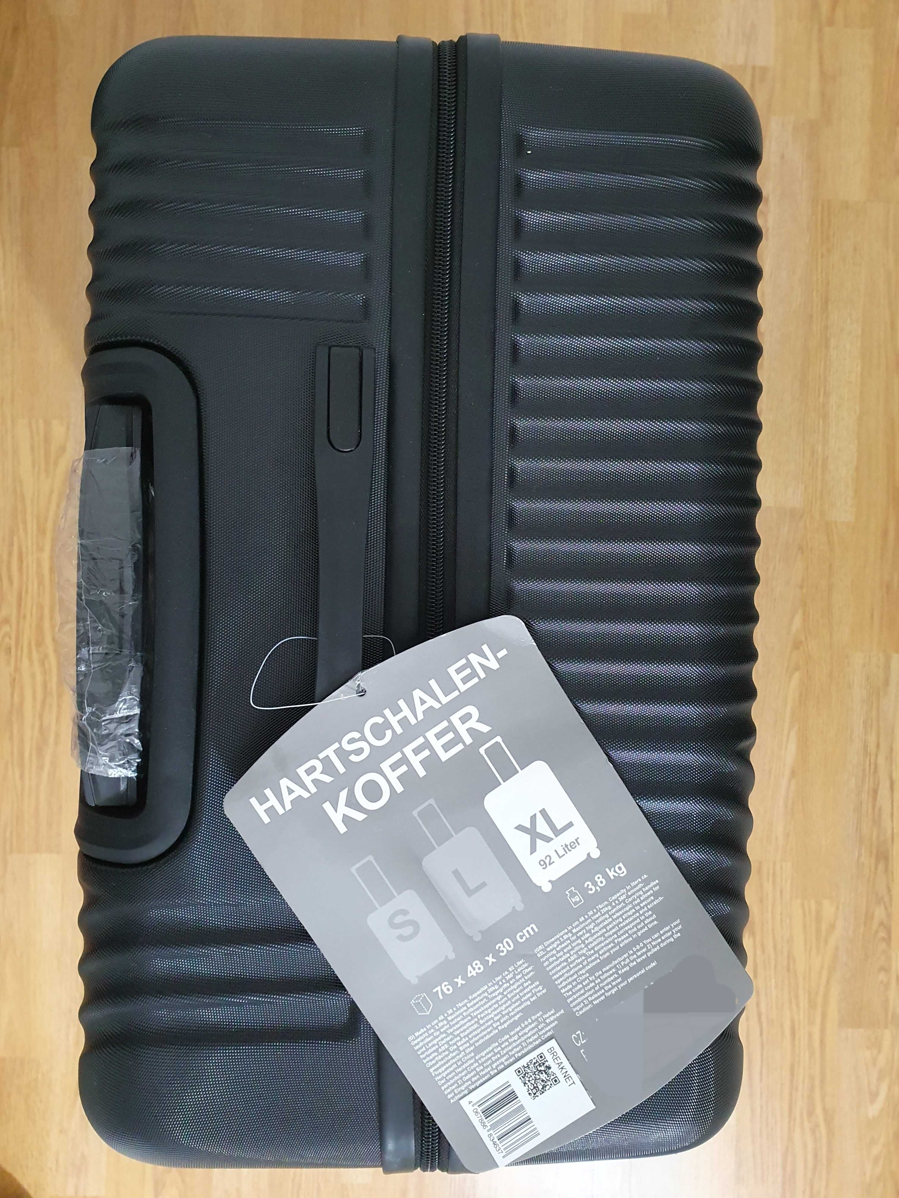 Troler de Voiaj Mare Vienna ABS 4 ROTI  Manere Laterale Si Superioare