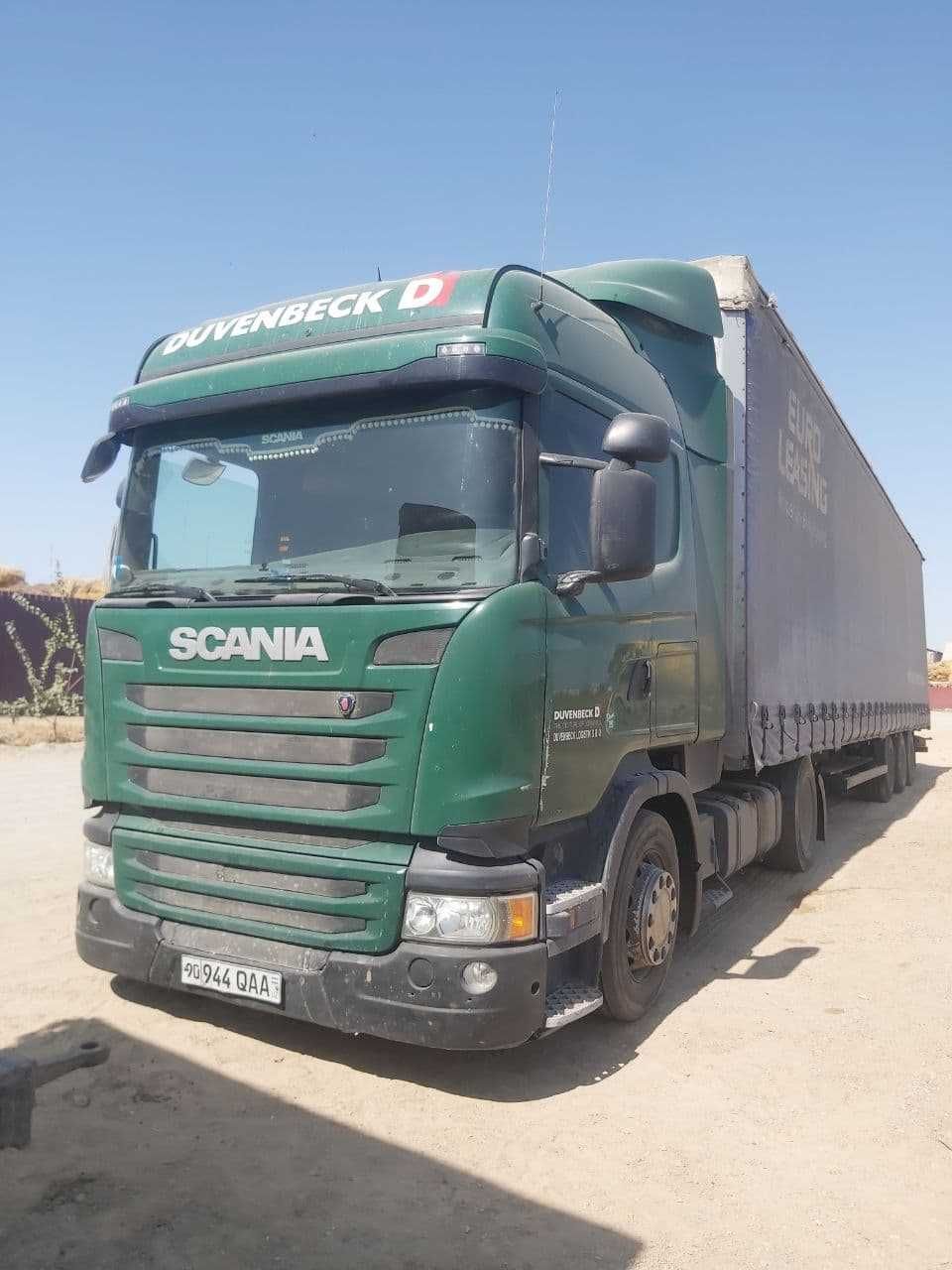 Мега SCANIA тягач 2013г. мега полуприцеп KOGEL 2010г. сотилади