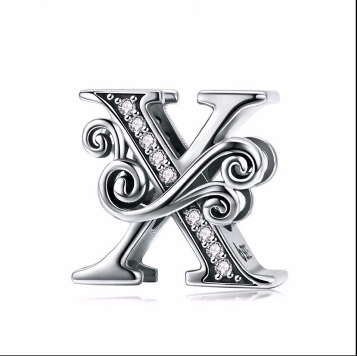 Талисман подходящ за гривна Пандора от А-Я 925 сребро