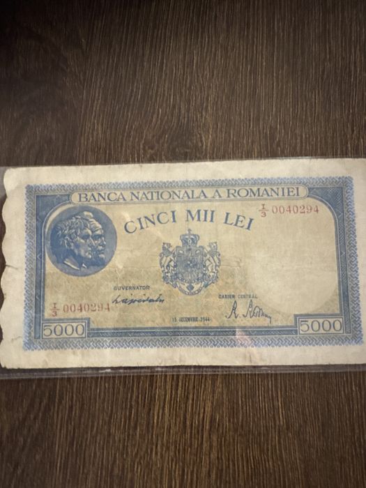 Bancnota de 5000 de lei din 15 decembrie 1944