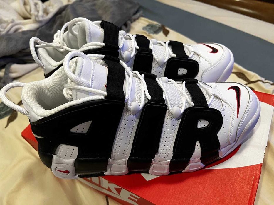 Adidasi Nike Air Uptempo Scottie Pippen White Black