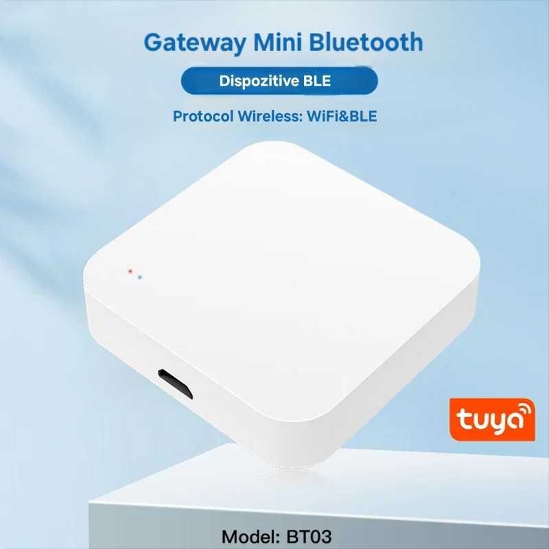 Hub Tuya Bluetooth. Automatizare/Control vocal/Alarme/Scenarii. Remote