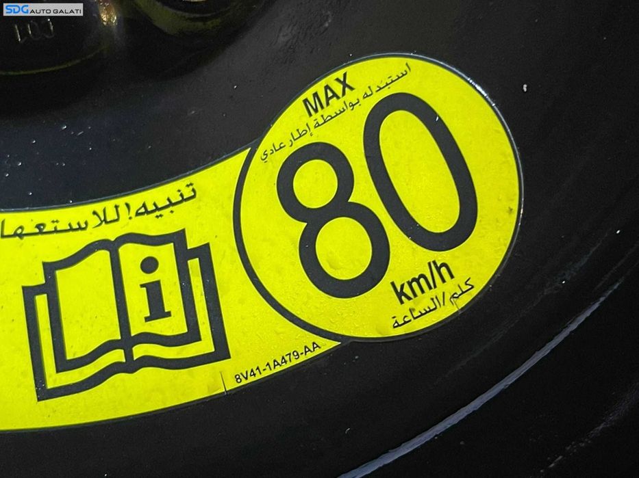 Roata Janta Tabla Rezerva Slim T125 90 16 R16 Ford Mondeo MK 4 2007 - 2014 Cod 8V41-1A479-AA