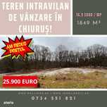 Teren intravilan de vânzare în Chiuruș!