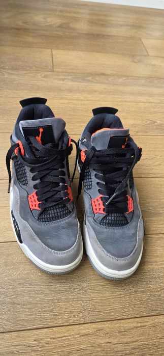 Men's Jordan 4 Retro Infrared Dark Grey/Infrared 23-Black (DH6927 061)