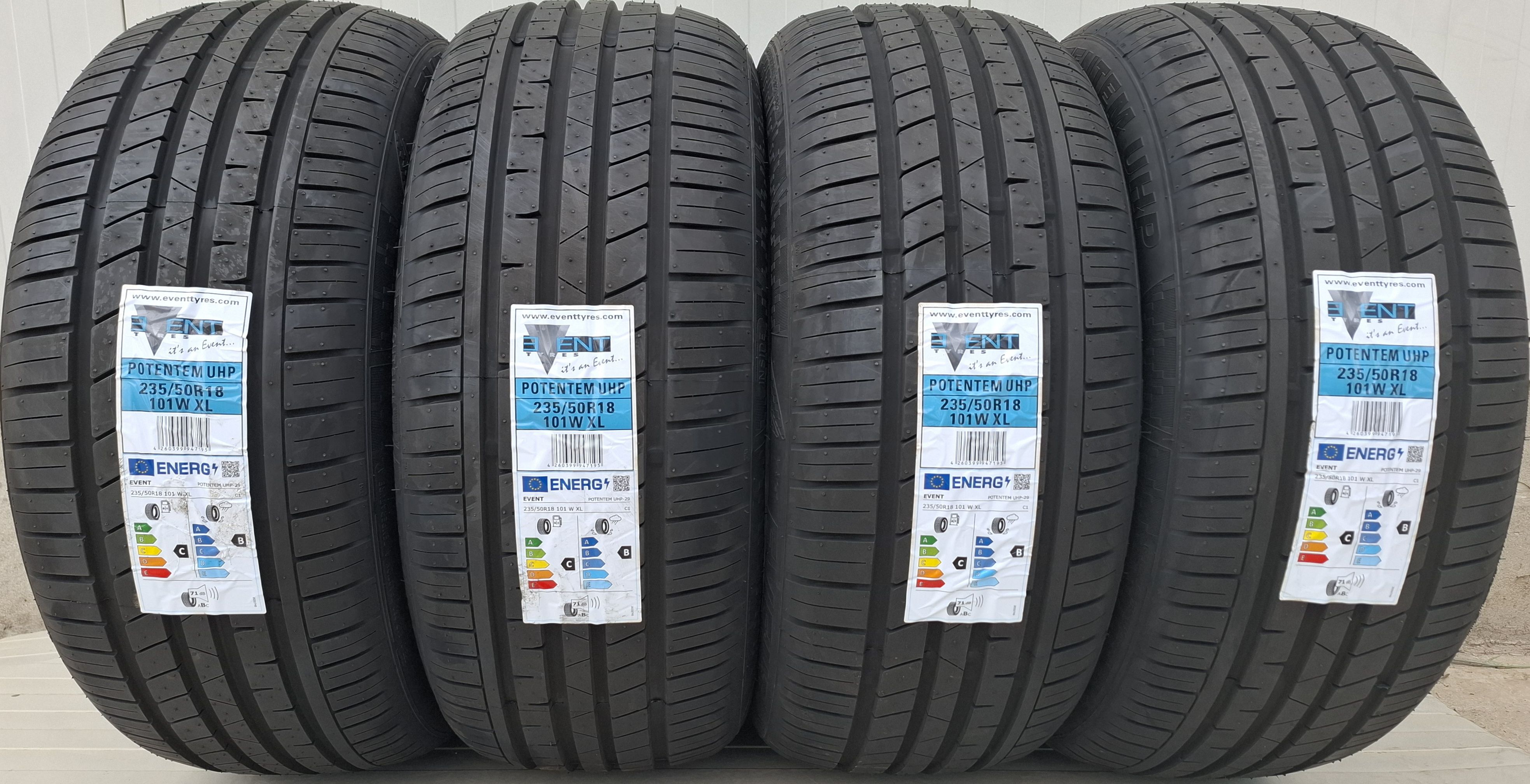 235/50 R18, 101W, EVENT Potentem UHP XL, Anvelope de vara