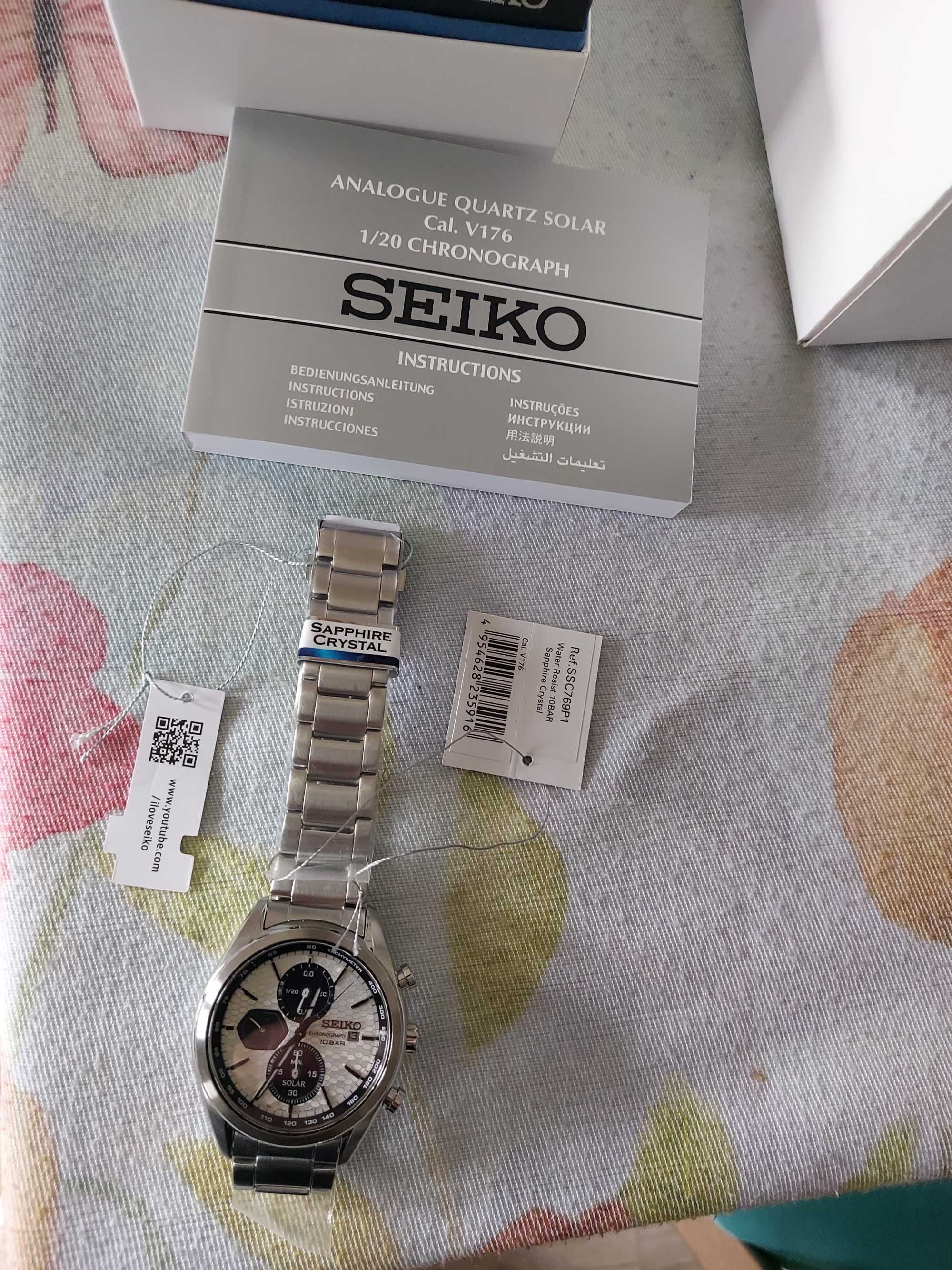 Часовник Seiko Solar SSC769P1