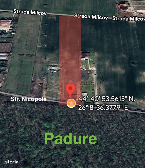 Teren de vânzare, LA PADURE GHERMANESTI 500 MP